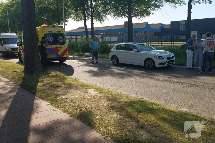 Kind op fatbike aangereden door auto
