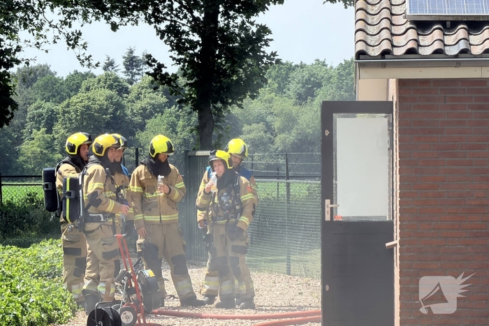 Brand in bijgebouw snel geblust