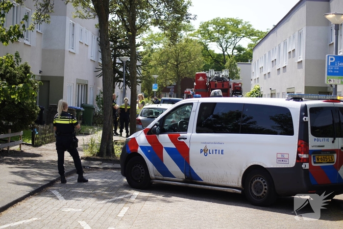 Flinke brand in meterkast van portiekwoning