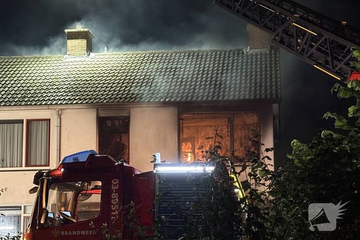 Woning uitgebrand in Hoogeveen