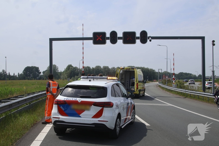 Wederom ongeval met motor nabij Corbulo tunnel