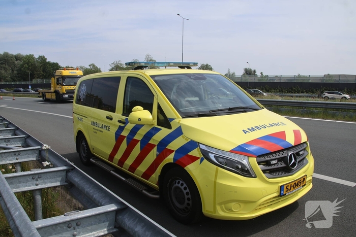 Wederom ongeval met motor nabij Corbulo tunnel