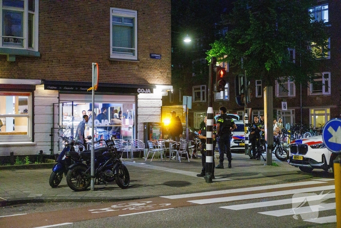 Schietincident bij druk café