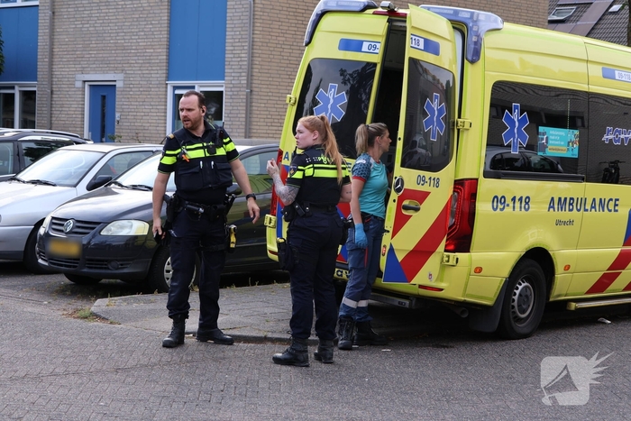 Fietsers komen met elkaar in botsing