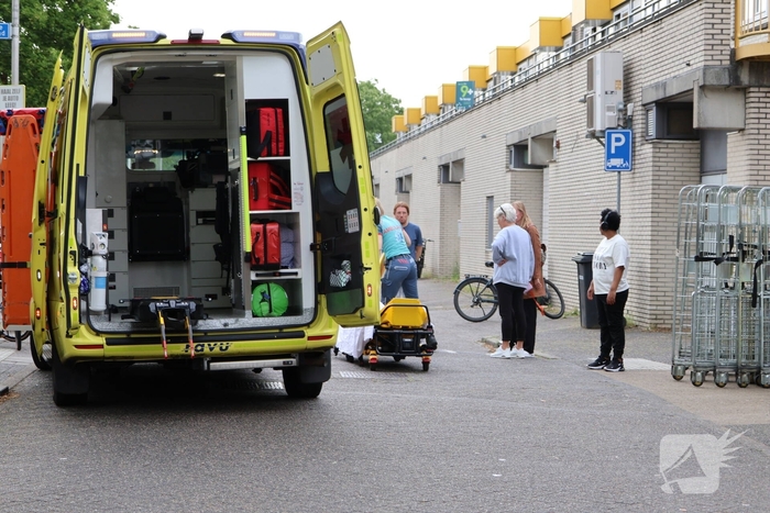 Fietsers komen met elkaar in botsing