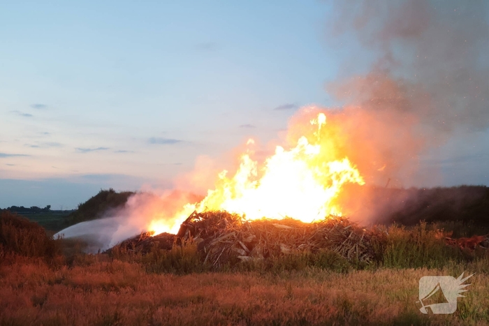Forse buitenbrand in Amersfoort