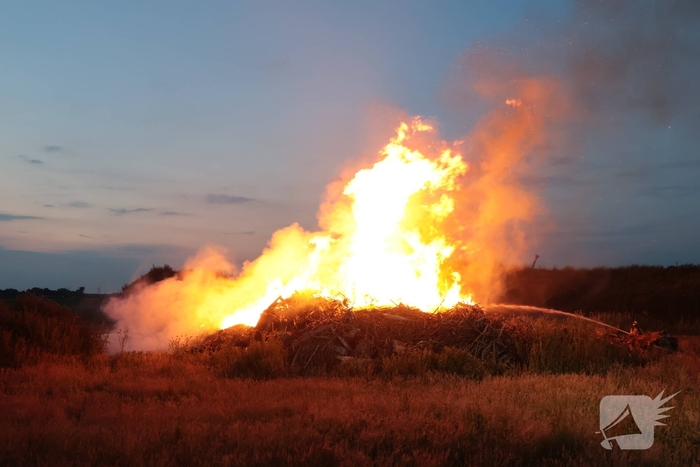 Forse buitenbrand in Amersfoort