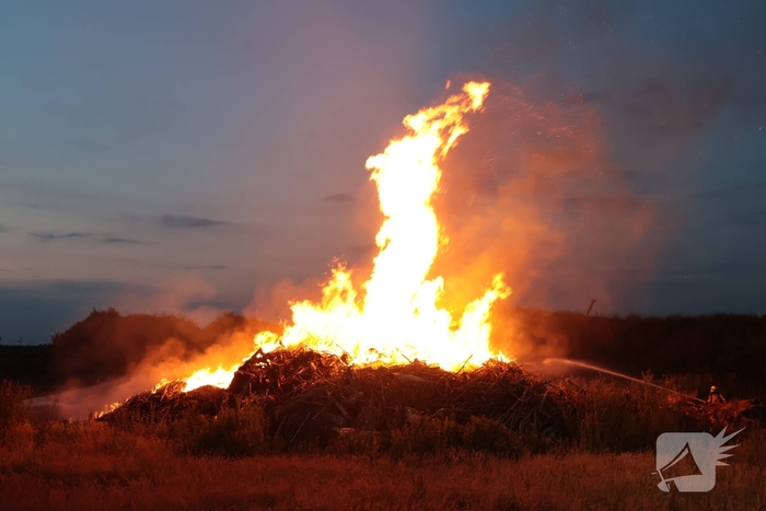 Forse buitenbrand in Amersfoort