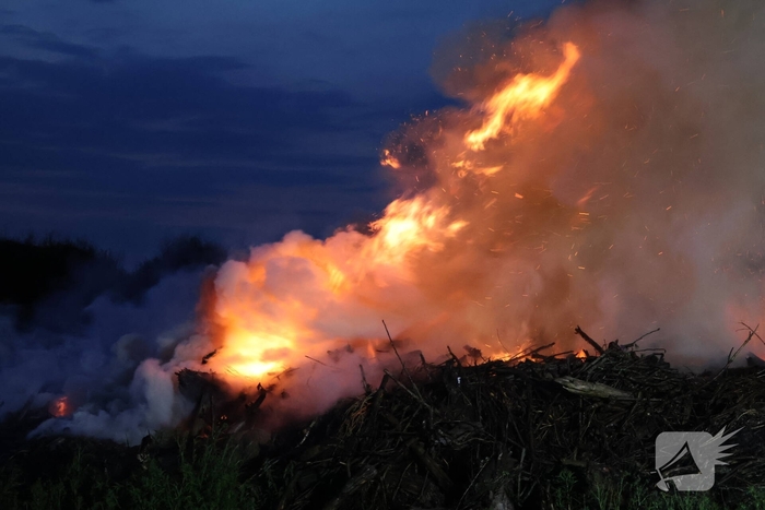 Forse buitenbrand in Amersfoort