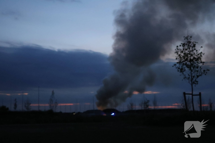 Forse buitenbrand in Amersfoort