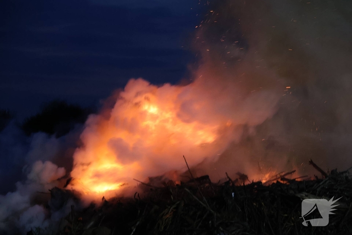 Forse buitenbrand in Amersfoort