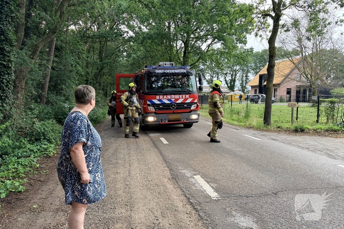 Gasleiding geraakt tijdens graafwerkzaamheden