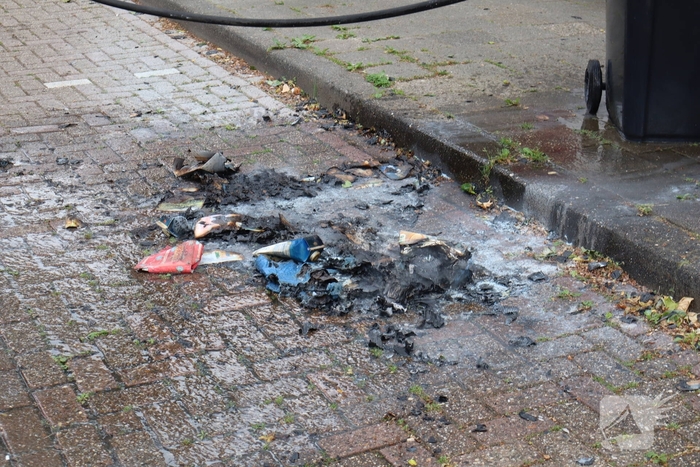 Containerbrand vergt inzet van brandweer