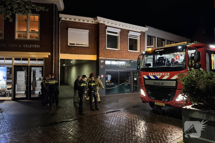 Alarmsysteem veroorzaakt rookontwikkeling in winkel