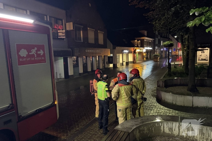Alarmsysteem veroorzaakt rookontwikkeling in winkel