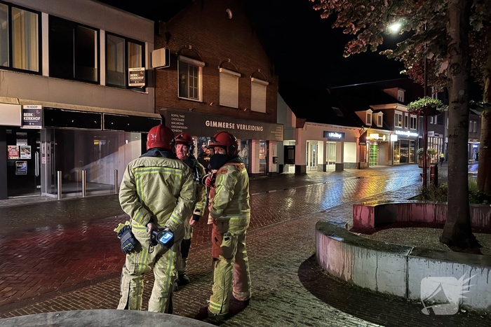 Alarmsysteem veroorzaakt rookontwikkeling in winkel