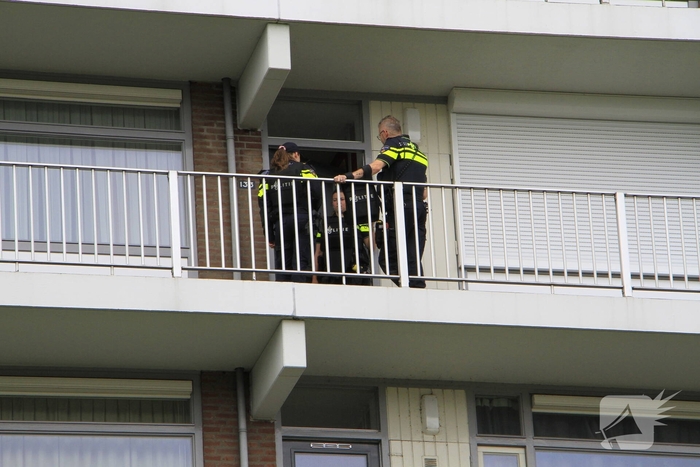 Aanhouding na melding van vreemdelucht