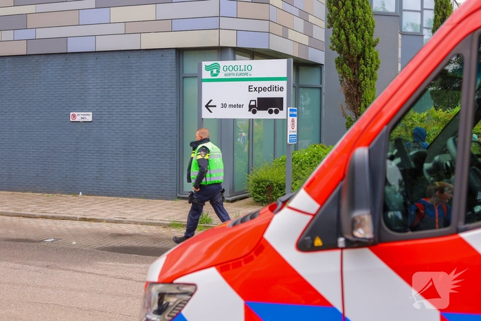 Brand in bedrijf door elektrische pompwagen