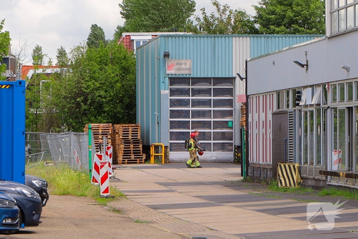 Brand in bedrijf door elektrische pompwagen