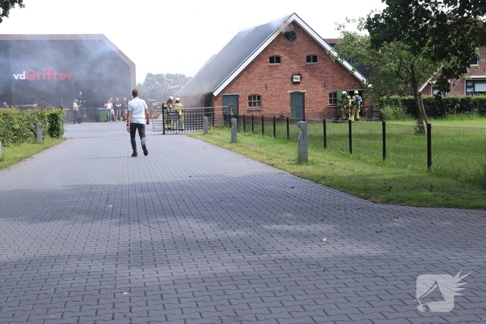 Brand in bijgebouw leidt tot grote inzet brandweer
