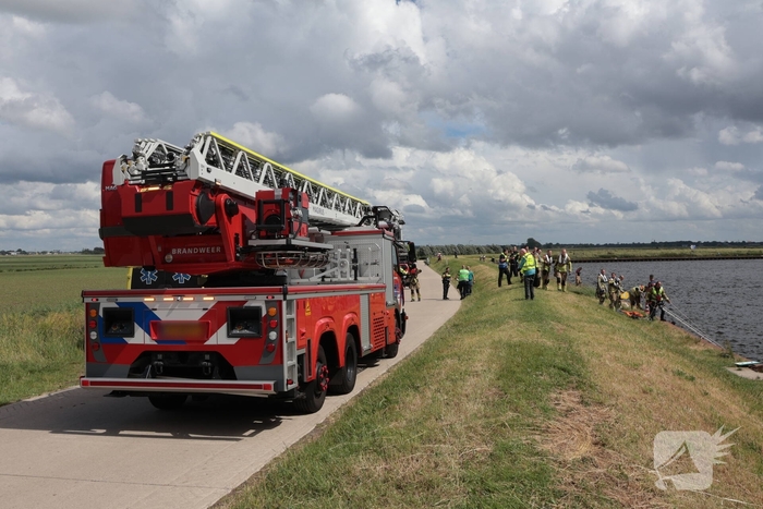 Traumahelikopter ingezet voor persoon te water