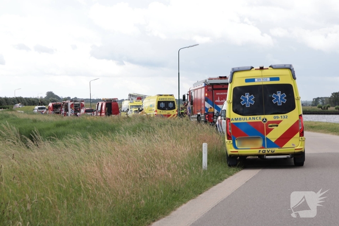 Traumahelikopter ingezet voor persoon te water