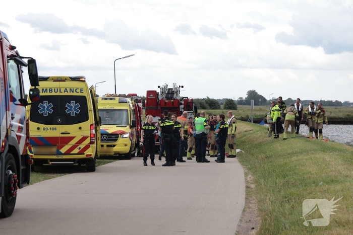 Traumahelikopter ingezet voor persoon te water