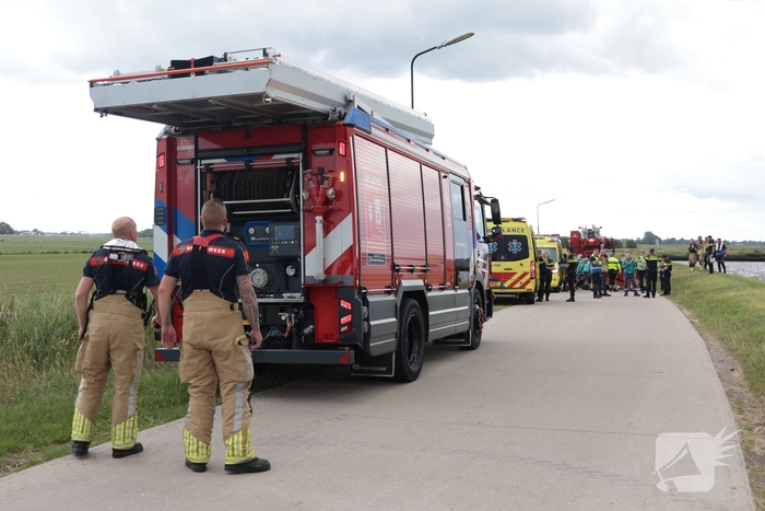 Traumahelikopter ingezet voor persoon te water