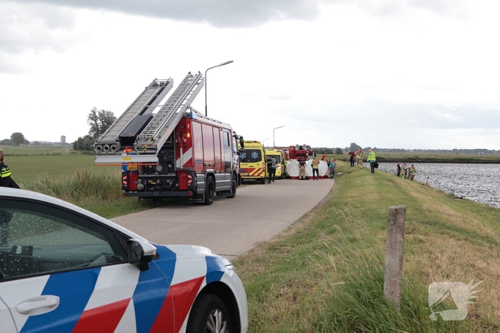 Traumahelikopter ingezet voor persoon te water