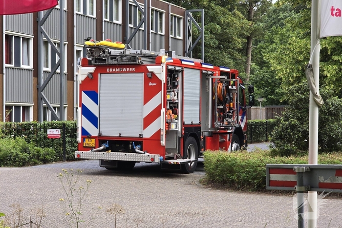 Brand in pand leidt tot snelle inzet van hulpdiensten