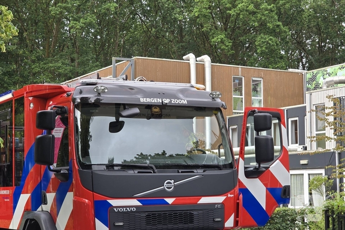 Brand in pand leidt tot snelle inzet van hulpdiensten