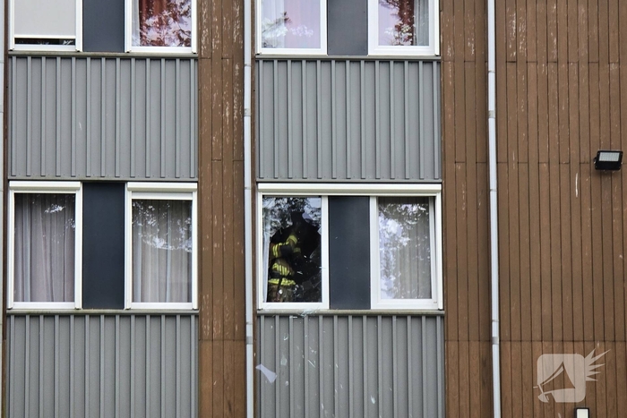 Brand in pand leidt tot snelle inzet van hulpdiensten