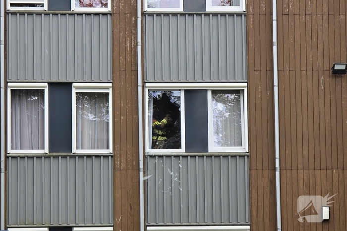 Brand in pand leidt tot snelle inzet van hulpdiensten