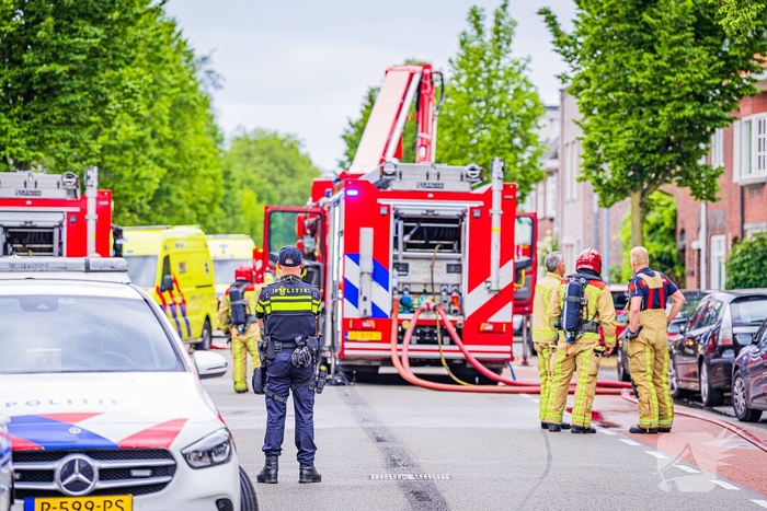 Grote brand in woning met vijf gewonden