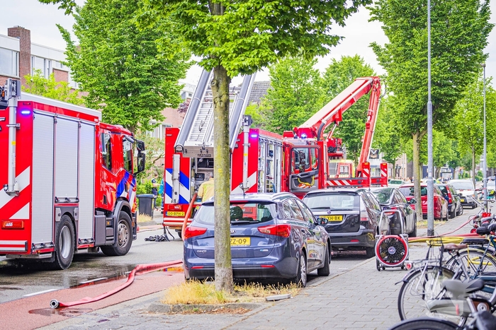 Grote brand in woning met vijf gewonden
