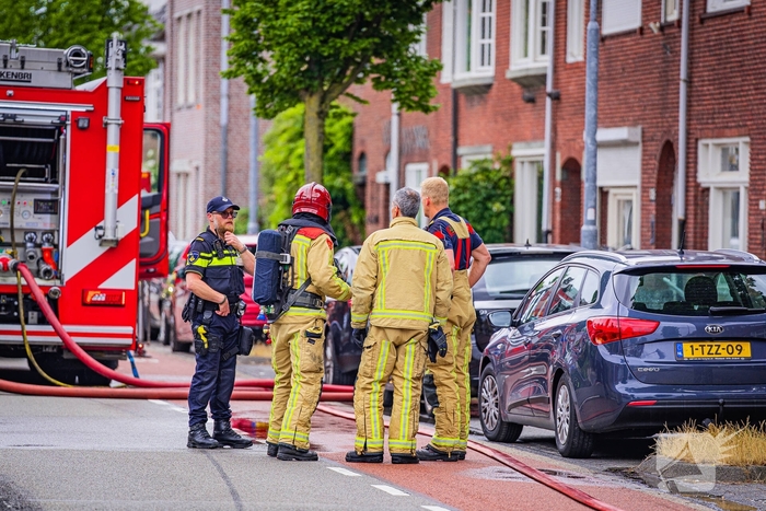 Grote brand in woning met vijf gewonden