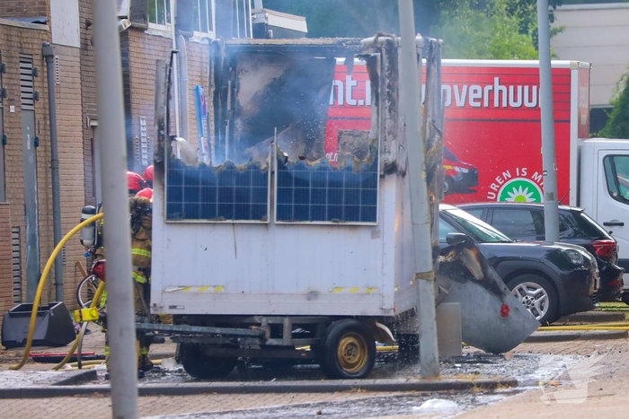 Brand in bijgebouw veroorzaakt rookontwikkeling
