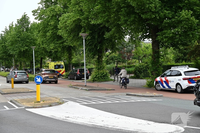 Aanrijding op fietspad leidt tot hulpverlening