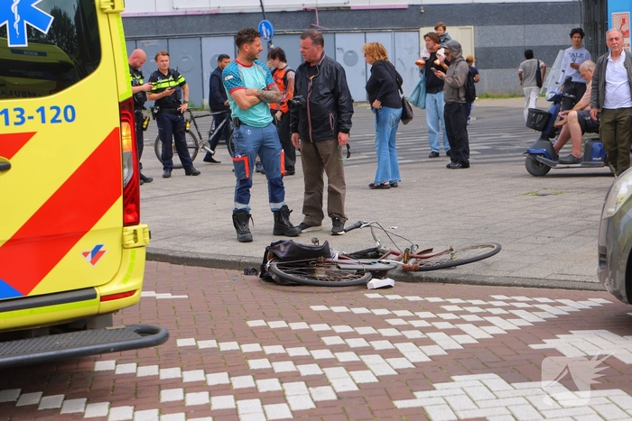 Fietser gewond bij aanrijding met auto