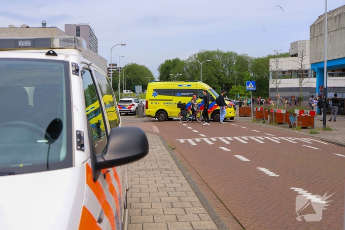Fietser gewond bij aanrijding met auto