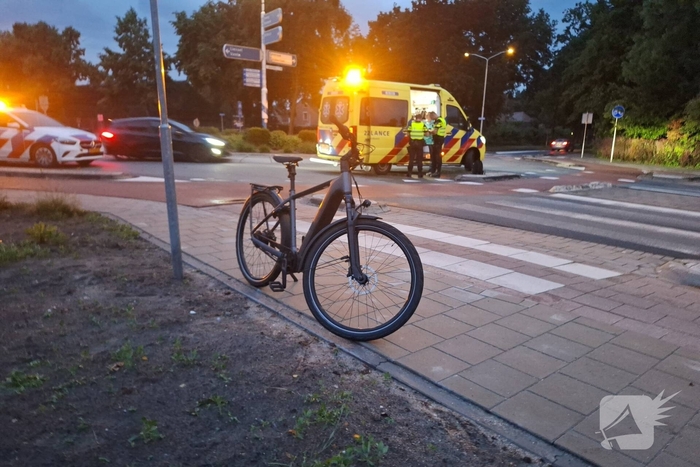 Ongeval met fietser bij rotonde