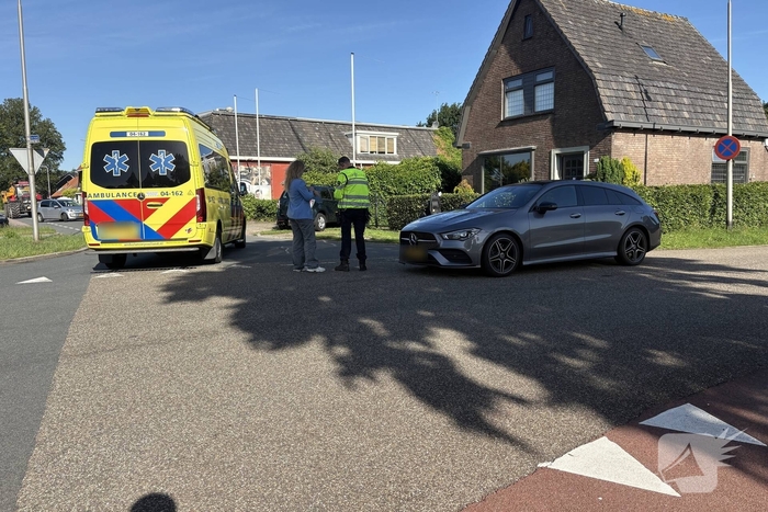 Scooterrijder betrokken bij aanrijding met auto
