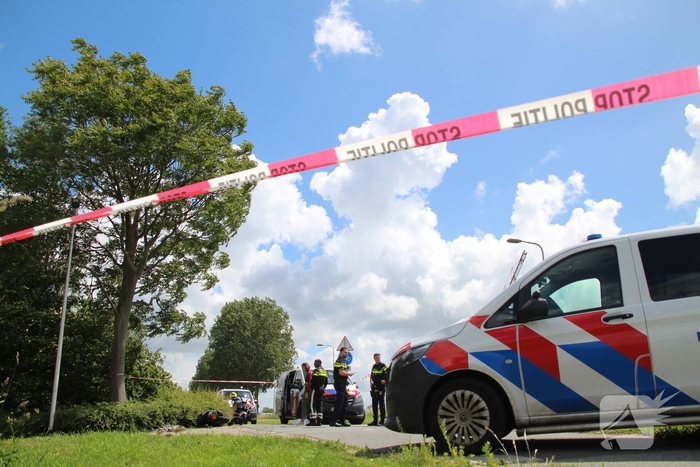 Zwaar ongeval met gewonden na aanrijding tussen scooter en auto