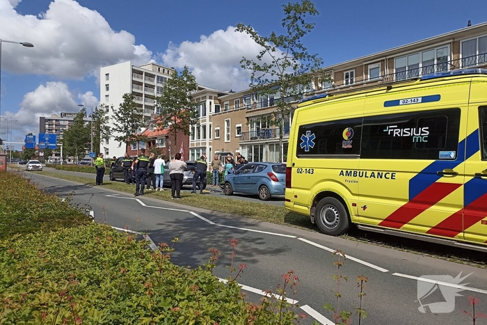 Vier auto's betrokken bij kop-staartbotsing