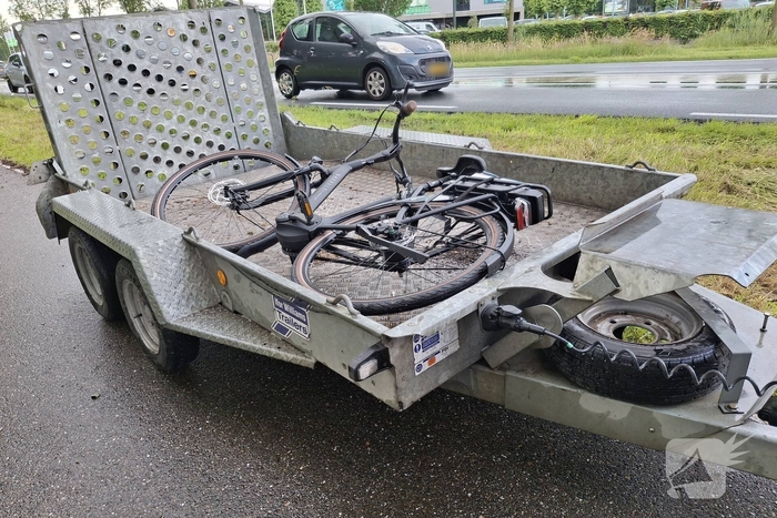 Fietser komt ten val tijdens rit