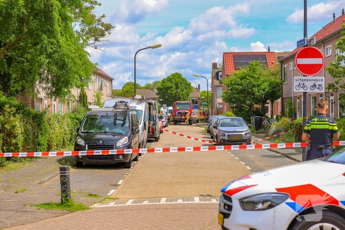 Ontruimde woningen na gaslekkage