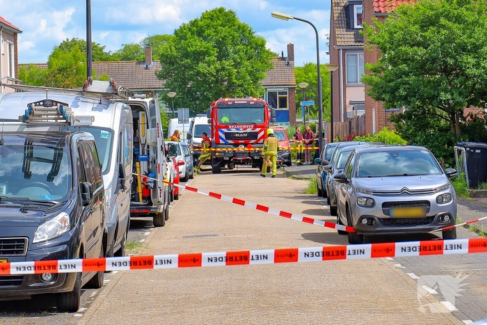 Ontruimde woningen na gaslekkage