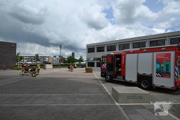 Gasleiding geraakt tijdens graafwerkzaamheden bij school