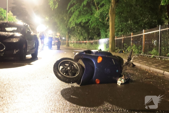 Scooterrijder zwaargewond na ongeval