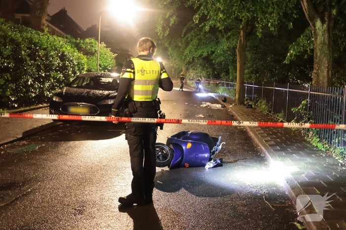 Scooterrijder zwaargewond na ongeval